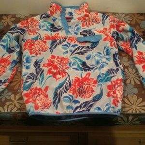 Patagonia hawaiian synchilla snapT pullover